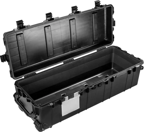 Vista 2 de Eylar XXL - Engranaje de rodillos de transporte pesado de 44 pulgadas de profundidad, cámara, herramientas, equipo rígido impermeable con espuma