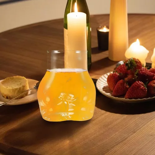 Vista 7 de Luxshiny Copa de vidrio en forma de cuerpo: Taza creativa única para cócteles, cerveza, whisky y vino, perfecta para fiestas, bares y uso doméstico