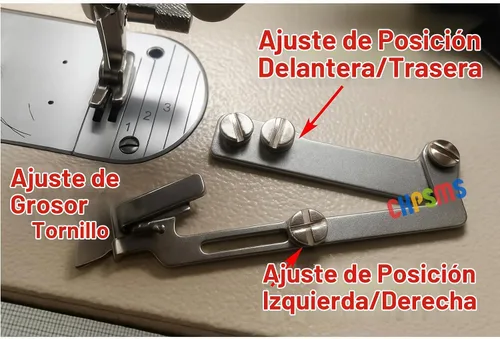 Vista 2 de CKPSMS Marca – 1 juego Swing Away ajustable Hemmer Edge Guide # KP-19231 Compatible con/Reemplazo para JUKI Marca DDL-8500 DDL-8700 DNU-1541, etc