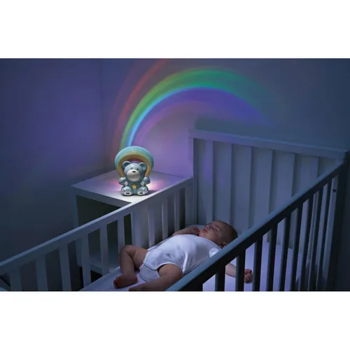 Vista 4 de Chicco Proyector Rainbow Bear para la hora de acostarse Luces y música relajante para bebé