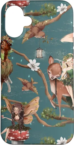 Vista 22 de iPhone 12/12 Pro Woodland Criatures - Carcasa para jardín de hadas