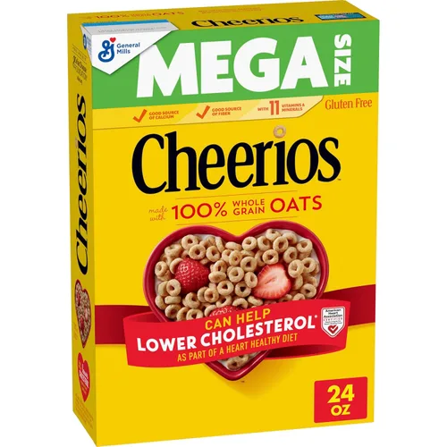 Vista 8 de Cheerios, cereales para el desayuno sin gluten saludables para el corazón, 8.9 onzas