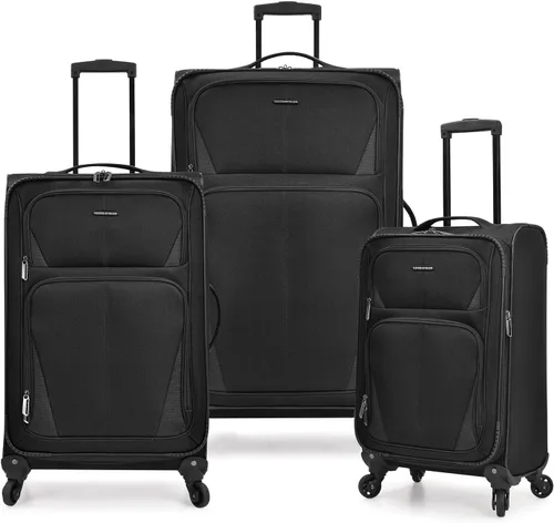 Vista 42 de U.S. Traveler Aviron Bay - Equipaje extensible con ruedas giratorias, Color verde azulado.), US08125E23