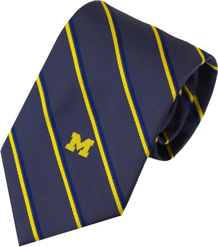 Vista 7 de Corbata oficial de los Michigan Wolverines de la NCAA
