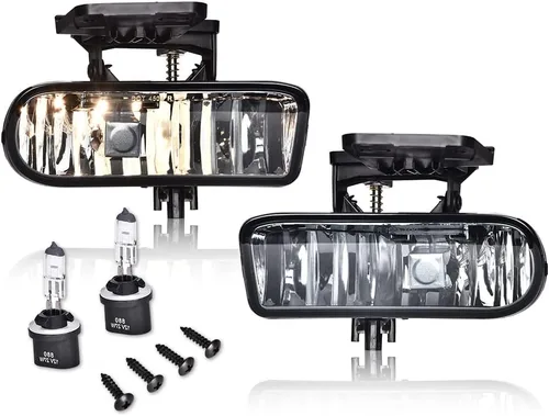 Vista 11 de PIT66 Luces antiniebla, compatibles con Jeep Grand Cherokee 05-10/06-10, Jeep Commander, parachoques izquierdo/derecho, faros antiniebla