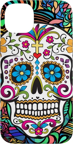 Vista 14 de Funda para iPhone 11 Pro Max Day of the Dead Sugar Skull