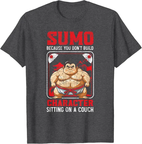 Vista 23 de Sumo Wrestler - Camiseta de lucha libre japonesa de lucha libre de sumo, Negro