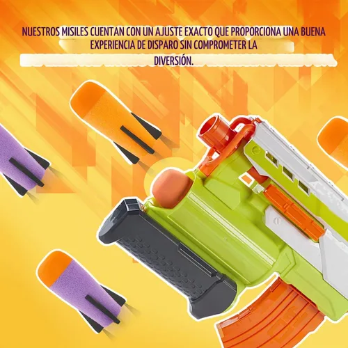 Vista 4 de BOROLA Missile Filled Foam Rocket Launcher Compatible for Nerf N-Strike Elite Series