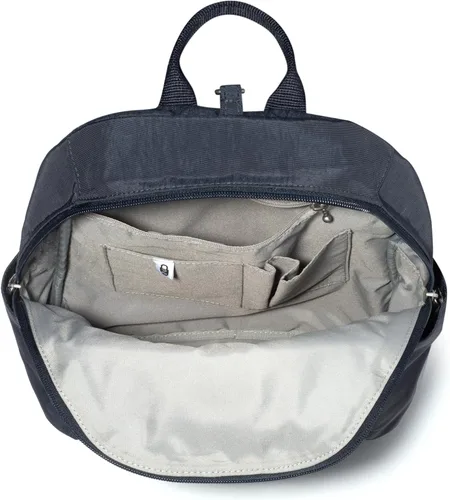 Vista 5 de Baggallini Mochila de vacaciones antirrobo, Azul marino francés