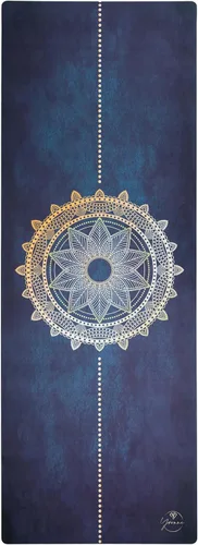 Vista 2 de Yvonne Mandala Majesty - Tapete de yoga de 0.157 in (1/6 pulgadas) de grosor, antideslizante, goma natural ecológica, ultra agarre, duradera