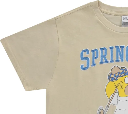 Vista 3 de The Simpsons Camiseta clásica de Bart Simpson Homer, Bart, Lisa Tee Tie Dye para hombre