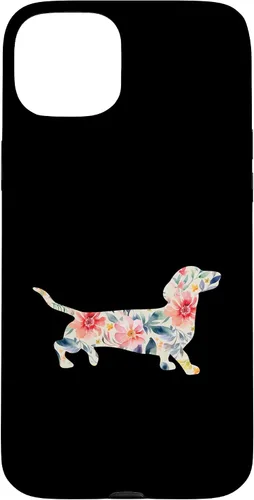Vista 9 de Funda para perro salchicha floral para iPhone 12 mini