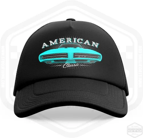 Vista 8 de Gorra de camionero GTO Tribute 1969 color negro Idea de regalo para fanáticos de los autos American Muscle Talla única Fabricado en Estados Unidos