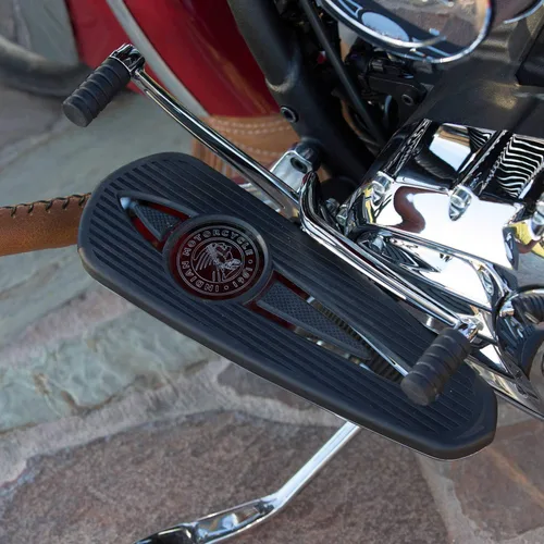 Vista 3 de Indian Motorcycle Almohadillas de suelo con incrustaciones pulidas, para búsqueda específica, Challenger, Springfield, Chief, Chieftain, Roadmaster