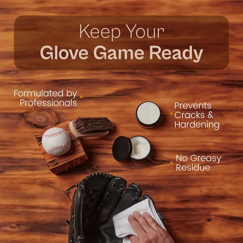 Vista 4 de SARNA BASEBALL Glove Leather Conditioner - Use on Baseball Gloves, Softball Gloves, and Other Leather Sports Equipment - Made in USA