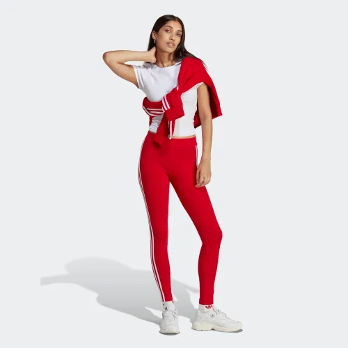 Vista 4 de adidas Originals Leggings Adicolor Classics de 3 rayas para mujer