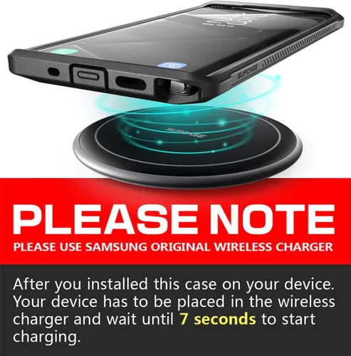 Vista 6 de SUPCASE Funda para Samsung Galaxy Note 10 Plus/Note 10 Plus 5G (Unicorn Beetle Pro), [soporte integrado y clip para cinturón] Funda resistente