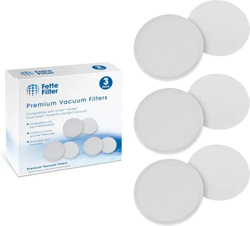 Vista 9 de Fette Filter - AZ2000 Kit de filtro premium compatible con Shark Vertex DuoClean PowerFin aspiradora vertical AZ2000 AZ2000W AZ2002 Comparar