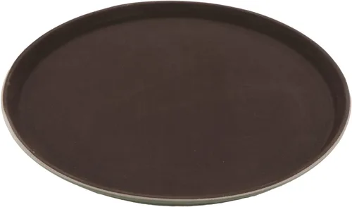 Vista 10 de G.E.T. NS-1014-BR Bandeja rectangular antideslizante de plástico sin BPA, de 10 x 14 pulgadas, color marrón