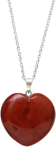 Vista 92 de Gempires Love - Collar con colgante de cristal de corazón para mujer, chapado en plata, cadena ajustable de 18 + 2 pulgadas