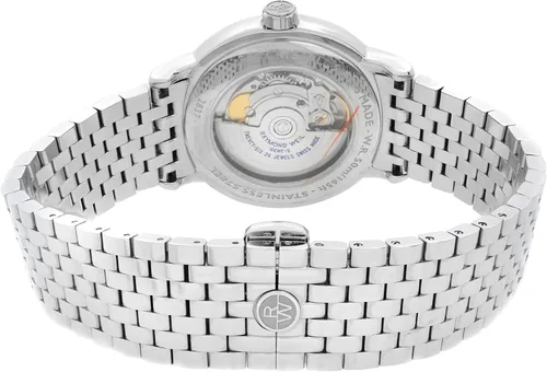 Vista 5 de Raymond Weil Maestro Dial de plata SS reloj masculino automático 2837-ST-00659