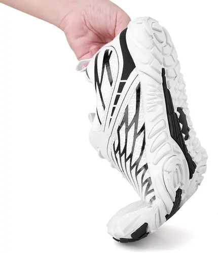 Vista 5 de Calzado de senderismo descalzo, zapatos profesionales descalzos para mujeres y hombres, zapatos de senderismo atléticos, zapatos de agua