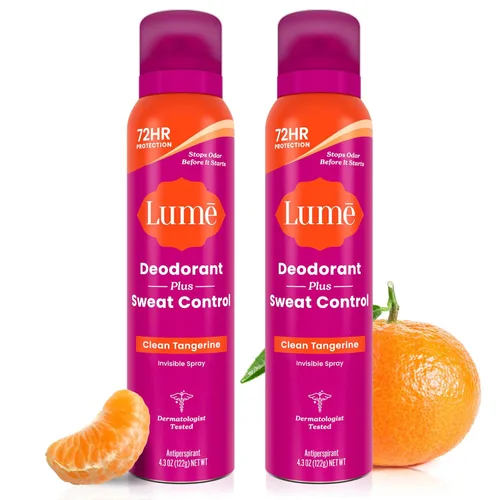 Vista 10 de Lume Sweat Control - Desodorante en aerosol, paquete de 2 (polvo suave)