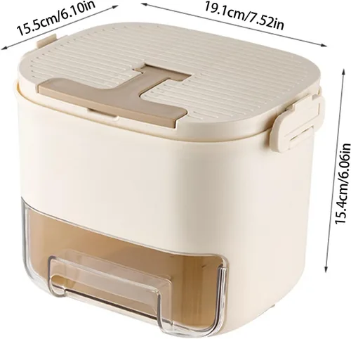 Vista 5 de Bandeja tipo cajón con tapa, apilable, congeladores, contenedor para cocteles, almacenamiento de alimentos para bebés
