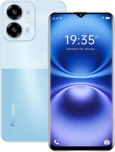 Vista 6 de Teléfono celular, teléfono inteligente Android desbloqueado, pantalla Octa-Core 6.52 pulgadas HD+ 90Hz, batería de 4000 mAh, perfecta para negro
