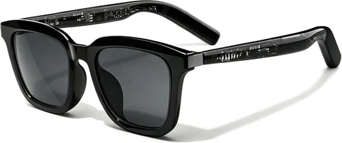 Vista 11 de GenXenon Gafas inteligentes AI con cámara, video 4K y traducción en tiempo Gafas de cámara negra