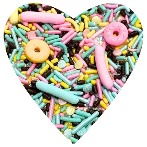 Vista 10 de COOL MOM SPRINKLES Chispitas Azules y Amarillas (4 oz.) – Chispitas Temáticas de Cumpleaños para Decorar Pasteles, Cupcakes, Galletas y Postres