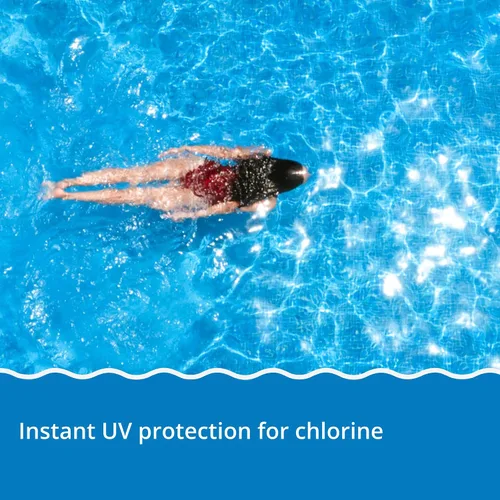 Vista 3 de In The Swim Acondicionador líquido, estabilizador de pH neutro de disolución rápida para una protección duradera de la química del agua, 1 galón