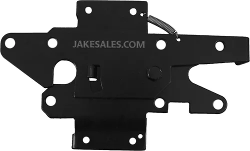 Vista 7 de Jake Sales Pestillo de puerta de vinilo blanco (para vinilo, madera, PVC, etc.), pestillo de puerta de valla con accesorios de montaje. Los