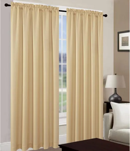 Vista 6 de Leah - Panel de ventana texturizado de jacquard y tratamientos de cenefa de cascada, para espacios del hogar, bolsillo para barra, filtro de luz