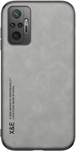 Vista 4 de Kepuch Silklike - Funda para Redmi Note 10 Pro/Pro Max - Cubierta de parachoques con placa de metal incorporada para Redmi Note 10 Pro/Pro Max