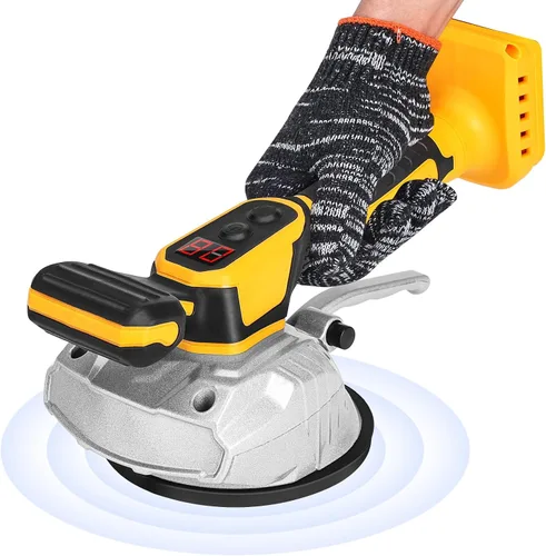 Vista 9 de Ecarke - Herramienta de vibración inalámbrica para azulejos compatible con Milwaukee de 18 V, vibrador portátil de azulejos con ventosa de 8