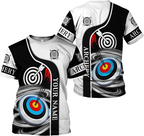 Vista 4 de Camisas de tiro con arco personalizadas para hombre, camisetas con nombre personalizado y nombre del equipo, camisas polo S-5XL Tiro con arco 10