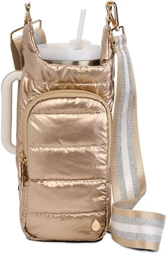 Vista 17 de WanderFull® Ranura con cremallera original HydroBag® HANDLE™ para mango, soporte para botella de agua cruzado manos libres y accesorios para vasos