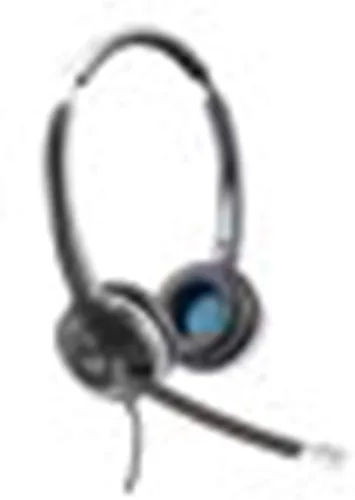 Vista 3 de Cisco Headset 532, auriculares de desconexión rápida con cable dual en la oreja con adaptador USB-C, carbón, garantía de responsabilidad limitada
