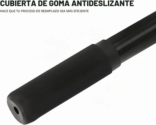 Vista 6 de XMJY 2 Toneladas Mango de Gato de Reemplazo—Soportes de Poste Hidráulico Horizontal para Automóviles Accesorios de Gato de Coche (Negro)