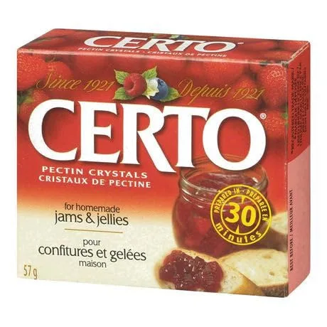 Vista 3 de CERTO Cristales de pectina para mermeladas y conservas, 2.01 oz/2 onzas, (importados de Canadá)