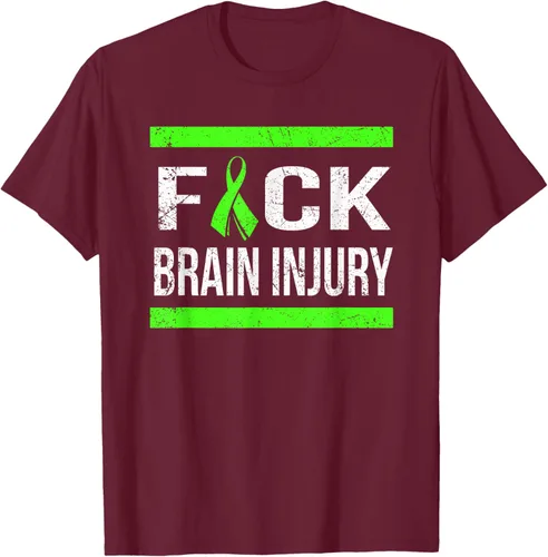 Vista 16 de Apoyo Daño cerebral Concienciación T Shirt, mujer L, Asphalt Negro