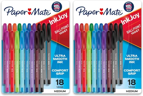Vista 7 de Paper Mate InkJoy 100ST Bolígrafos de Punta Media (1.0mm), Surtidos, 18