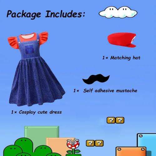 Vista 3 de Disfraz de Halloween con sombrero de bigote, 3-12 años