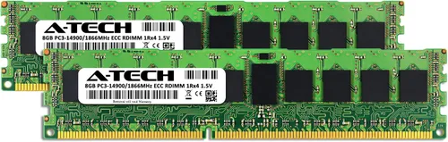 Vista 2 de A-Tech Kit de 16 GB (2 x 8 GB) RAM para Supermicro SUPER X9DB3-TPF, X9DR3-LN4F+, X9DRi-F, X9DRW-CTF31, X9QRi-F+, X9SRi-3F, X9SRi-F DDR3 1866MHz