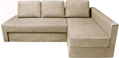 Vista 14 de IKEA Friheten - Funda de sofá cama para sofá cama pequeño, fundas de sofá para sala de estar con cojín y fundas de almohada (S-12, diván derecho)