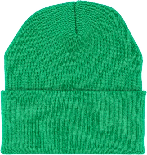 Vista 19 de KBETHOS Made in USA - Gorro de punto acrílico doblado con puños para hombre y mujer, color liso, unisex, frío 1. Gorro largo sólido negro