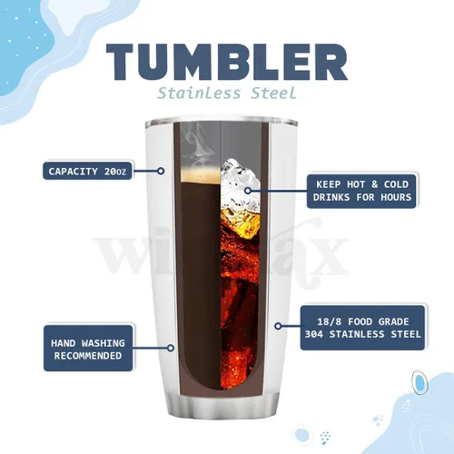 Vista 5 de winorax Vaso de capitán personalizado de 20 onzas, 30 onzas, acero inoxidable, aislado, taza de viaje para café, con tapa, cumpleaños, Navidad, Día