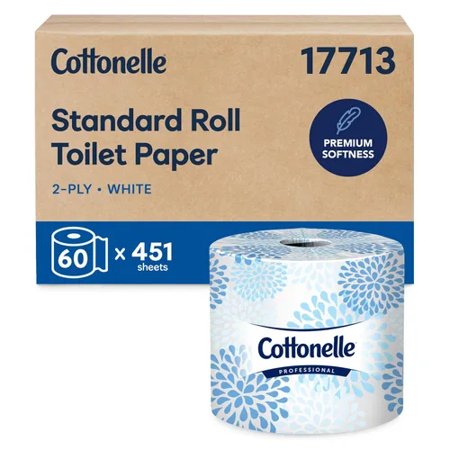 Vista 10 de Rollo de papel higiénico Kimberly-Clark Kleenex Cottonelle 17713, L, Blanco, 20