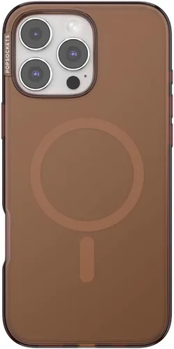 Vista 201 de PopSockets Funda para iPhone 17 Pro Max con MagSafe, color borgoña